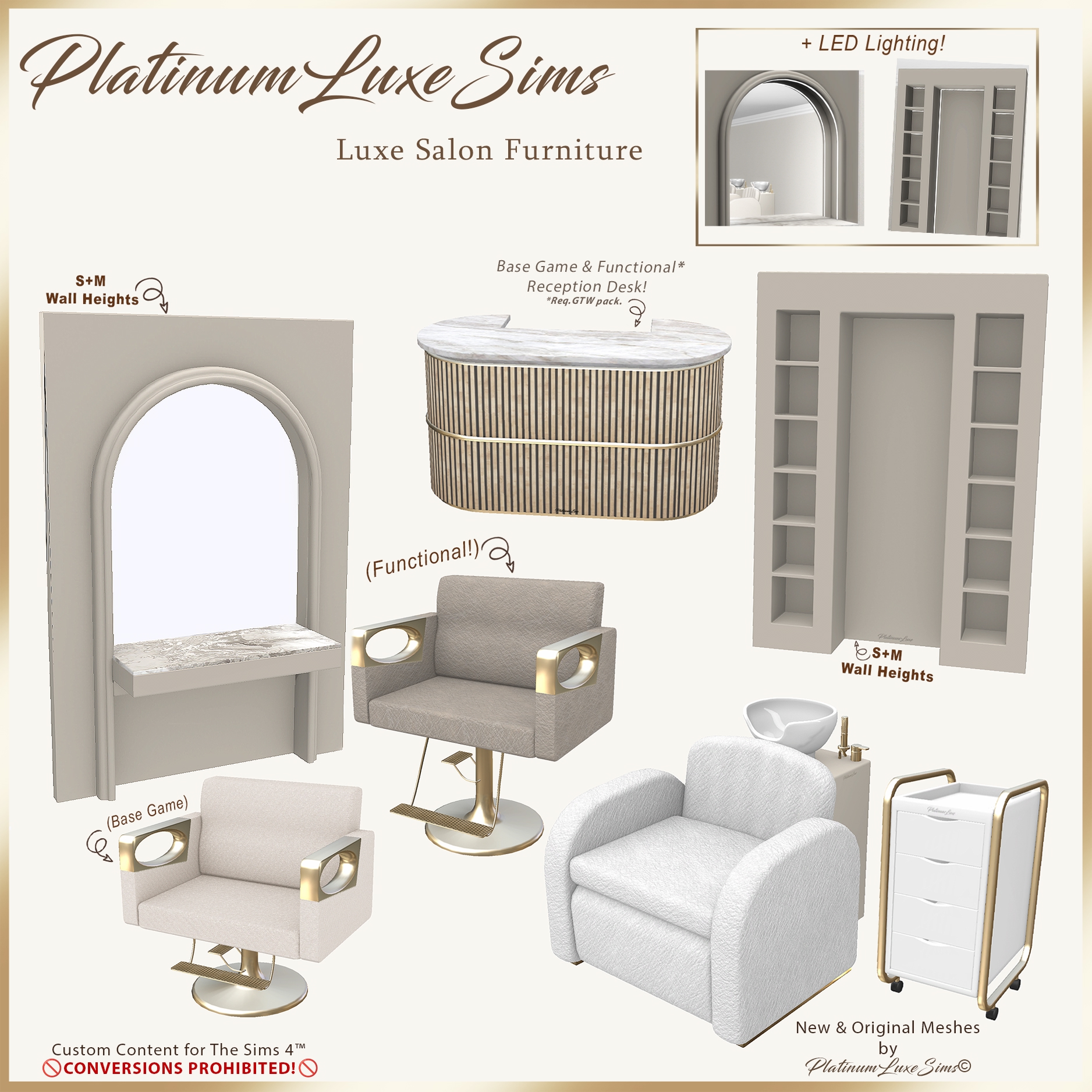 Набор для салона Luxe Salon Furniture